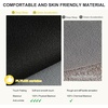 image:imageNICETOWN 100 Blackout Curtains for Bedroom Room Darkening Plylux Black Curtains 84 Inch Long Thermal Insulated Grommet Window Drapes for Living Room 52 W x 84 L 2 PanelsSliver Grey