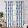 image:imageNICETOWN 100 Blackout Curtains for Bedroom Room Darkening Plylux Black Curtains 84 Inch Long Thermal Insulated Grommet Window Drapes for Living Room 52 W x 84 L 2 PanelsRose Blue