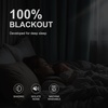 image:imageNICETOWN 100 Blackout Curtains for Bedroom Room Darkening Plylux Black Curtains 84 Inch Long Thermal Insulated Grommet Window Drapes for Living Room 52 W x 84 L 2 PanelsGreyish Blue