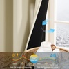 image:imageNICETOWN 100 Blackout Curtains for Bedroom Room Darkening Plylux Black Curtains 84 Inch Long Thermal Insulated Grommet Window Drapes for Living Room 52 W x 84 L 2 PanelsCream