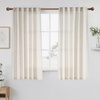 image:imageNICETOWN Linen Curtains 96 inch Long 2 Panels Set 55 Wide Thick Organic Flax Linen Blend Privacy Window Drapes Rod Pocket amp Back Tab with Light Filtering for BedroomLiving Room W55 x L96Linen