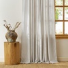 image:imageNICETOWN Linen Curtains 96 inch Long 2 Panels Set 55 Wide Thick Organic Flax Linen Blend Privacy Window Drapes Rod Pocket amp Back Tab with Light Filtering for BedroomLiving Room W55 x L96Burlywood Birch