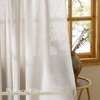 image:imageNICETOWN Linen Curtains 96 inch Long 2 Panels Set 55 Wide Thick Organic Flax Linen Blend Privacy Window Drapes Rod Pocket amp Back Tab with Light Filtering for BedroomLiving Room W55 x L96Fog Grey