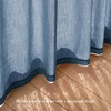 image:imageNICETOWN Linen Curtains 96 inch Long 2 Panels Set 55 Wide Thick Organic Flax Linen Blend Privacy Window Drapes Rod Pocket amp Back Tab with Light Filtering for BedroomLiving Room W55 x L96Stone Blue