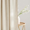 image:imageNICETOWN Linen Curtains 96 inch Long 2 Panels Set 55 Wide Thick Organic Flax Linen Blend Privacy Window Drapes Rod Pocket amp Back Tab with Light Filtering for BedroomLiving Room W55 x L96Natural