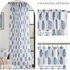 image:imageNICETOWN Linen Curtains 96 inch Long 2 Panels Set 55 Wide Thick Organic Flax Linen Blend Privacy Window Drapes Rod Pocket amp Back Tab with Light Filtering for BedroomLiving Room W55 x L96Z Blue 1