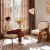 image:imageNICETOWN Linen Curtains 96 inch Long 2 Panels Set 55 Wide Thick Organic Flax Linen Blend Privacy Window Drapes Rod Pocket amp Back Tab with Light Filtering for BedroomLiving Room W55 x L96Terracotta