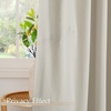 image:imageNICETOWN Linen Curtains 96 inch Long 2 Panels Set 55 Wide Thick Organic Flax Linen Blend Privacy Window Drapes Rod Pocket amp Back Tab with Light Filtering for BedroomLiving Room W55 x L96Beige