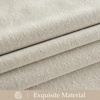 image:imageNICETOWN Linen Curtains 96 inch Long 2 Panels Set 55 Wide Thick Organic Flax Linen Blend Privacy Window Drapes Rod Pocket amp Back Tab with Light Filtering for BedroomLiving Room W55 x L96Beige