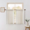 image:imageNICETOWN Linen Curtains 96 inch Long 2 Panels Set 55 Wide Thick Organic Flax Linen Blend Privacy Window Drapes Rod Pocket amp Back Tab with Light Filtering for BedroomLiving Room W55 x L96Linen