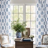 image:imageNICETOWN Linen Curtains 96 inch Long 2 Panels Set 55 Wide Thick Organic Flax Linen Blend Privacy Window Drapes Rod Pocket amp Back Tab with Light Filtering for BedroomLiving Room W55 x L96Z Blue 1