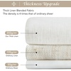 image:imageNICETOWN Linen Curtains 96 inch Long 2 Panels Set 55 Wide Thick Organic Flax Linen Blend Privacy Window Drapes Rod Pocket amp Back Tab with Light Filtering for BedroomLiving Room W55 x L96Vanilla