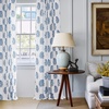 image:imageNICETOWN Linen Curtains 96 inch Long 2 Panels Set 55 Wide Thick Organic Flax Linen Blend Privacy Window Drapes Rod Pocket amp Back Tab with Light Filtering for BedroomLiving Room W55 x L96Z Blue 1