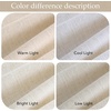 image:imageNICETOWN Linen Curtains 96 inch Long 2 Panels Set 55 Wide Thick Organic Flax Linen Blend Privacy Window Drapes Rod Pocket amp Back Tab with Light Filtering for BedroomLiving Room W55 x L96Linen