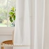 image:imageNICETOWN Linen Curtains 96 inch Long 2 Panels Set 55 Wide Thick Organic Flax Linen Blend Privacy Window Drapes Rod Pocket amp Back Tab with Light Filtering for BedroomLiving Room W55 x L96Cream