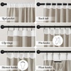 image:imageNICETOWN Linen Curtains 96 inch Long 2 Panels Set 55 Wide Thick Organic Flax Linen Blend Privacy Window Drapes Rod Pocket amp Back Tab with Light Filtering for BedroomLiving Room W55 x L96Taupe