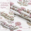 image:imageNICETOWN Linen Curtains 96 inch Long 2 Panels Set 55 Wide Thick Organic Flax Linen Blend Privacy Window Drapes Rod Pocket amp Back Tab with Light Filtering for BedroomLiving Room W55 x L96Z Pink 2