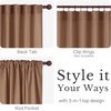 image:imageNICETOWN Linen Curtains 96 inch Long 2 Panels Set 55 Wide Thick Organic Flax Linen Blend Privacy Window Drapes Rod Pocket amp Back Tab with Light Filtering for BedroomLiving Room W55 x L96Terracotta