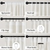 image:imageNICETOWN Linen Curtains 96 inch Long 2 Panels Set 55 Wide Thick Organic Flax Linen Blend Privacy Window Drapes Rod Pocket amp Back Tab with Light Filtering for BedroomLiving Room W55 x L96Vanilla