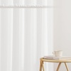 image:imageNICETOWN Linen Curtains 96 inch Long 2 Panels Set 55 Wide Thick Organic Flax Linen Blend Privacy Window Drapes Rod Pocket amp Back Tab with Light Filtering for BedroomLiving Room W55 x L96White
