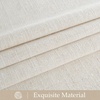image:imageNICETOWN Linen Curtains 96 inch Long 2 Panels Set 55 Wide Thick Organic Flax Linen Blend Privacy Window Drapes Rod Pocket amp Back Tab with Light Filtering for BedroomLiving Room W55 x L96Linen