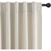 image:imageNICETOWN Linen Curtains 96 inch Long 2 Panels Set 55 Wide Thick Organic Flax Linen Blend Privacy Window Drapes Rod Pocket amp Back Tab with Light Filtering for BedroomLiving Room W55 x L96Beige