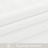 image:imageNICETOWN Linen Curtains 96 inch Long 2 Panels Set 55 Wide Thick Organic Flax Linen Blend Privacy Window Drapes Rod Pocket amp Back Tab with Light Filtering for BedroomLiving Room W55 x L96White