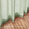 image:imageNICETOWN Linen Curtains 96 inch Long 2 Panels Set 55 Wide Thick Organic Flax Linen Blend Privacy Window Drapes Rod Pocket amp Back Tab with Light Filtering for BedroomLiving Room W55 x L96Sage Green