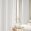 image:imageNICETOWN Linen Curtains 96 inch Long 2 Panels Set 55 Wide Thick Organic Flax Linen Blend Privacy Window Drapes Rod Pocket amp Back Tab with Light Filtering for BedroomLiving Room W55 x L96Snow White