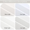 image:imageNICETOWN Linen Curtains 96 inch Long 2 Panels Set 55 Wide Thick Organic Flax Linen Blend Privacy Window Drapes Rod Pocket amp Back Tab with Light Filtering for BedroomLiving Room W55 x L96White