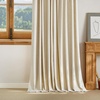 image:imageNICETOWN Linen Curtains 96 inch Long 2 Panels Set 55 Wide Thick Organic Flax Linen Blend Privacy Window Drapes Rod Pocket amp Back Tab with Light Filtering for BedroomLiving Room W55 x L96Natural