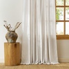 image:imageNICETOWN Linen Curtains 96 inch Long 2 Panels Set 55 Wide Thick Organic Flax Linen Blend Privacy Window Drapes Rod Pocket amp Back Tab with Light Filtering for BedroomLiving Room W55 x L96Fog Grey