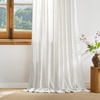 image:imageNICETOWN Linen Curtains 96 inch Long 2 Panels Set 55 Wide Thick Organic Flax Linen Blend Privacy Window Drapes Rod Pocket amp Back Tab with Light Filtering for BedroomLiving Room W55 x L96Vanilla