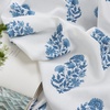 image:imageNICETOWN Linen Curtains 96 inch Long 2 Panels Set 55 Wide Thick Organic Flax Linen Blend Privacy Window Drapes Rod Pocket amp Back Tab with Light Filtering for BedroomLiving Room W55 x L96Z Blue 1