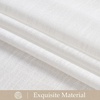 image:imageNICETOWN Linen Curtains 96 inch Long 2 Panels Set 55 Wide Thick Organic Flax Linen Blend Privacy Window Drapes Rod Pocket amp Back Tab with Light Filtering for BedroomLiving Room W55 x L96Snow White
