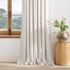 image:imageNICETOWN Linen Curtains 96 inch Long 2 Panels Set 55 Wide Thick Organic Flax Linen Blend Privacy Window Drapes Rod Pocket amp Back Tab with Light Filtering for BedroomLiving Room W55 x L96Linen