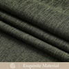 image:imageNICETOWN Linen Curtains 96 inch Long 2 Panels Set 55 Wide Thick Organic Flax Linen Blend Privacy Window Drapes Rod Pocket amp Back Tab with Light Filtering for BedroomLiving Room W55 x L96Greyish Moss