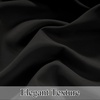image:imageNICETOWN NonSeeThrough Sheer Curtains 84 Inches Long 2 Panels Privacy Semi Sheer Drapes for Living Room Silky Smooth Heavyweight Draperies with Rod Pocket for Bedroom W52 x L84 in Pure WhiteBlack