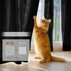 image:imageNICETOWN NonSeeThrough Sheer Curtains 84 Inches Long 2 Panels Privacy Semi Sheer Drapes for Living Room Silky Smooth Heavyweight Draperies with Rod Pocket for Bedroom W52 x L84 in Pure WhiteBlack