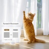 image:imageNICETOWN NonSeeThrough Sheer Curtains 84 Inches Long 2 Panels Privacy Semi Sheer Drapes for Living Room Silky Smooth Heavyweight Draperies with Rod Pocket for Bedroom W52 x L84 in Pure WhitePure White