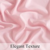image:imageNICETOWN NonSeeThrough Sheer Curtains 84 Inches Long 2 Panels Privacy Semi Sheer Drapes for Living Room Silky Smooth Heavyweight Draperies with Rod Pocket for Bedroom W52 x L84 in Pure WhitePink