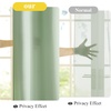 image:imageNICETOWN NonSeeThrough Sheer Curtains 84 Inches Long 2 Panels Privacy Semi Sheer Drapes for Living Room Silky Smooth Heavyweight Draperies with Rod Pocket for Bedroom W52 x L84 in Pure WhiteSage Green