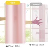 image:imageNICETOWN NonSeeThrough Sheer Curtains 84 Inches Long 2 Panels Privacy Semi Sheer Drapes for Living Room Silky Smooth Heavyweight Draperies with Rod Pocket for Bedroom W52 x L84 in Pure WhitePink