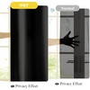 image:imageNICETOWN NonSeeThrough Sheer Curtains 84 Inches Long 2 Panels Privacy Semi Sheer Drapes for Living Room Silky Smooth Heavyweight Draperies with Rod Pocket for Bedroom W52 x L84 in Pure WhiteBlack