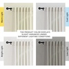 image:imageNICETOWN Sheer Linen Curtains 96 Inch Length for Bedroom Living Room 2 Panels Ivory Rod Pocket amp Back Tab Semi Sheer Drapes Privacy Semitransparent Farmhouse Window Treatment W52 x L96Natural