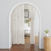 image:imageNICETOWN Sheer Linen Curtains 96 Inch Length for Bedroom Living Room 2 Panels Ivory Rod Pocket amp Back Tab Semi Sheer Drapes Privacy Semitransparent Farmhouse Window Treatment W52 x L96Natural