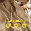 image:imageNICETOWN Sheer Linen Curtains 96 Inch Length for Bedroom Living Room 2 Panels Ivory Rod Pocket amp Back Tab Semi Sheer Drapes Privacy Semitransparent Farmhouse Window Treatment W52 x L96Camel