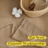 image:imageNICETOWN Sheer Linen Curtains 96 Inch Length for Bedroom Living Room 2 Panels Ivory Rod Pocket amp Back Tab Semi Sheer Drapes Privacy Semitransparent Farmhouse Window Treatment W52 x L96Camel
