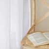 image:imageNICETOWN Sheer Linen Curtains 96 Inch Length for Bedroom Living Room 2 Panels Ivory Rod Pocket amp Back Tab Semi Sheer Drapes Privacy Semitransparent Farmhouse Window Treatment W52 x L96White