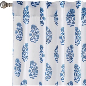 image:imageNICETOWN Linen Curtains 96 inch Long 2 Panels Set 55 Wide Thick Organic Flax Linen Blend Privacy Window Drapes Rod Pocket amp Back Tab with Light Filtering for BedroomLiving Room W55 x L96Z Blue 1